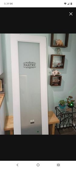 Pantry door 24x80 no frame , slab only $299, , prehung $450