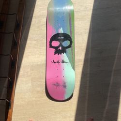 Signed Zero Skateboard Deck