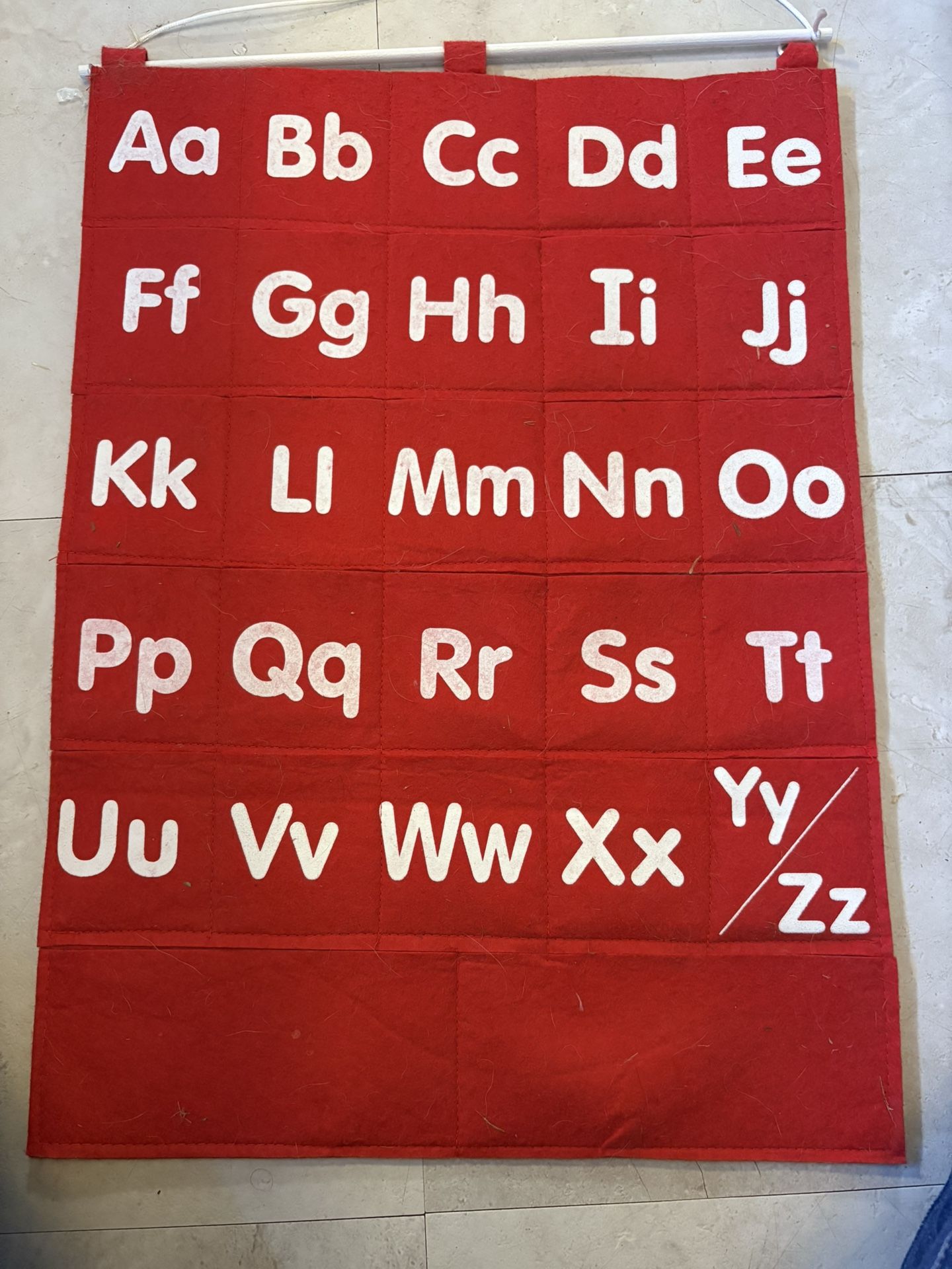 Felt Alphabet Wall Chart