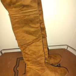 Girls Size 2 Brown Boots 