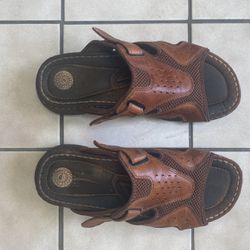 Mens Leather Sandals Size 12.