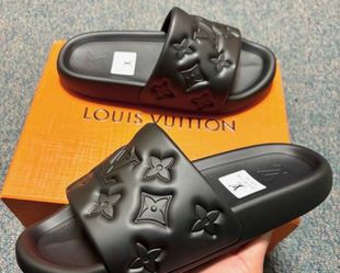 LV Sandals all black
