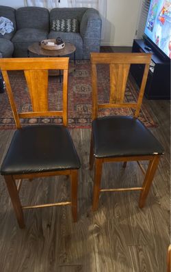 Solid Wood 5-Piece Dining Table Set w/ 4 Chairs