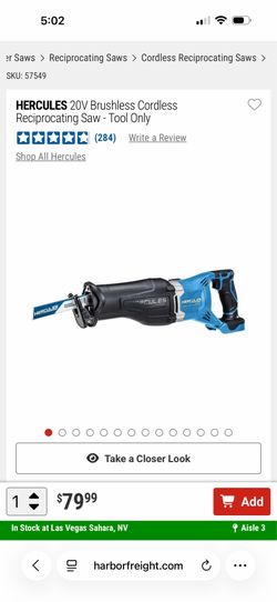 Hercules brushless 20v lithium-ion