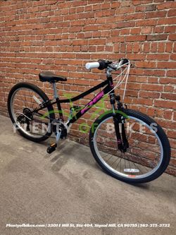 NEW 2025 KHS T-REX 24 BLACK PINK KIDS YOUTH GIRLS  GEARED MTN MTB MOUNTAIN BIKE BICYCLE