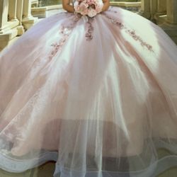 Vestido De Quinceanera Y Ramo