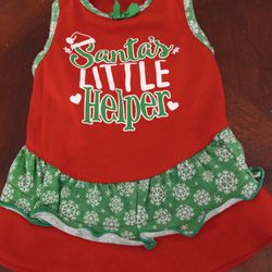 Christmas Dog Dresses + more Lot Of 9 
