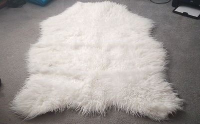 Faux Bear Rug