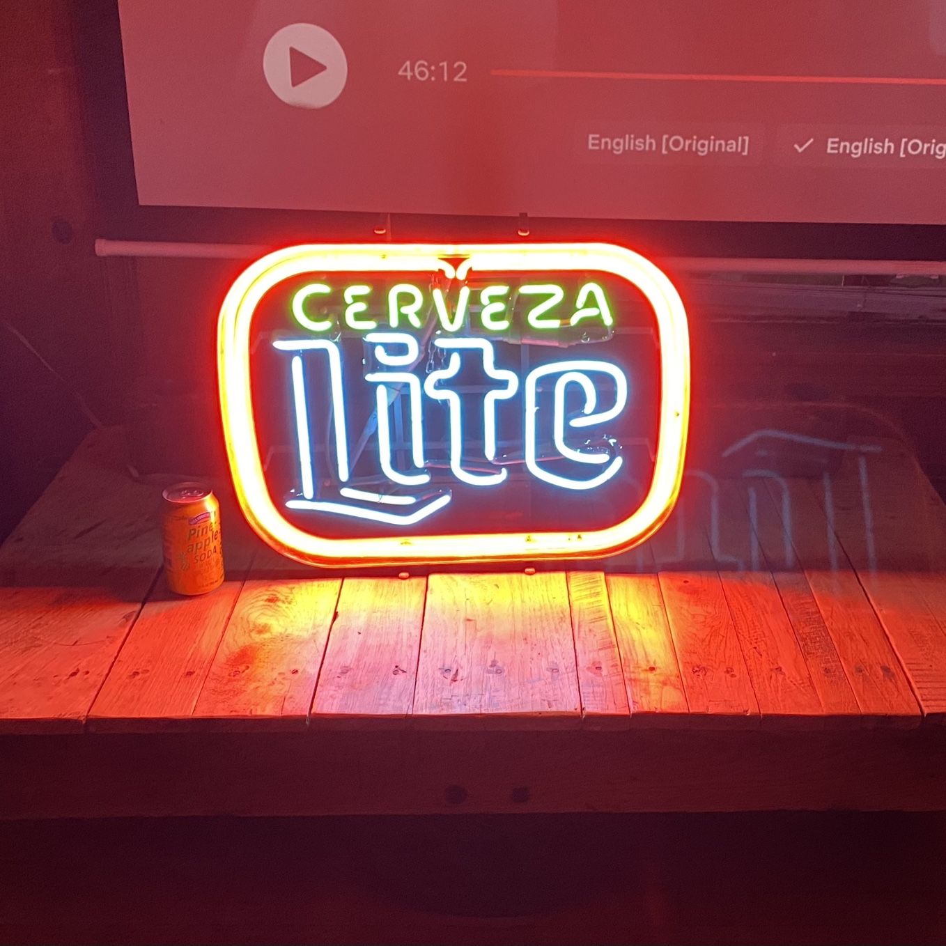Vintage Miller Lite Cerveza Neon Sign for Sale in San Antonio, TX