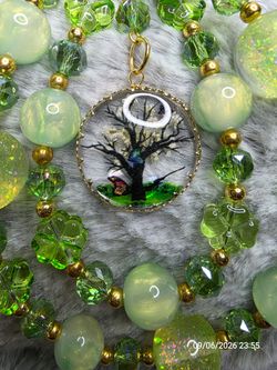Gorgeous Green Tree phone charm oe keychain
