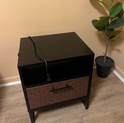 Nightstand with USB Connector