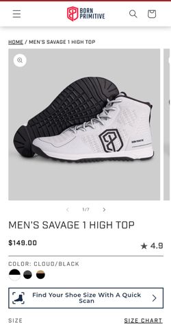 Born Primitive: Men's Savage 1 High Top men's USA-9