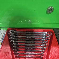 10 pc 12-Point SAE Flank Drive® Plus Combination Wrench Set (5/16, 3/8-7/8")