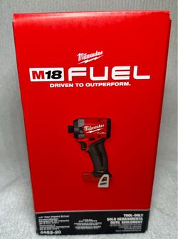Milwaukee 2953-20 M18 FUEL 1/4” Hex Impact Driver 18V NEW SEALED Tool Only