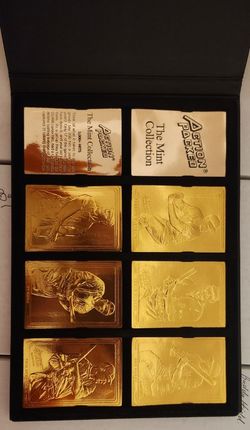 Action PACKED Mint COLLECTION Gold CARDS _ mint Condition