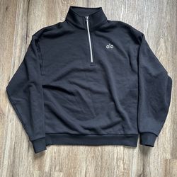 Black ALO Quarter Zip