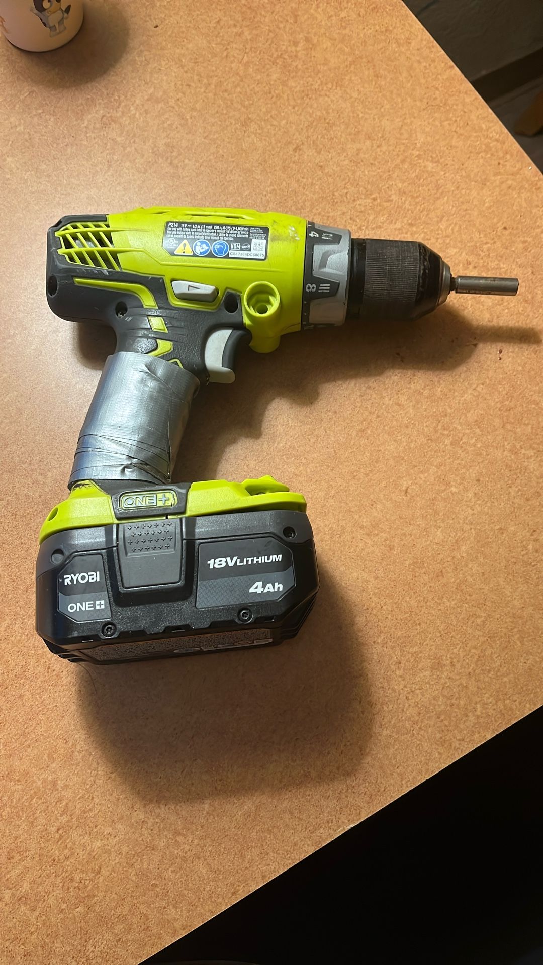 Ryobi Drill With Battery