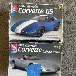 Vintage AMT Corvette Models 