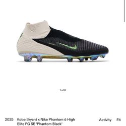 (Size 10) Kobe Bryant x Nike Phantom 6 High Elite FG SE 'Phantom Black'