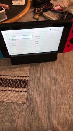 Nintendo switch with charging station
