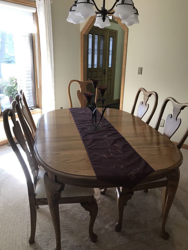 Virginia House Dining Table With 8 Chairs And China Cabinet For Virginia House Dining Table With 8 Chairs And China Cabinet