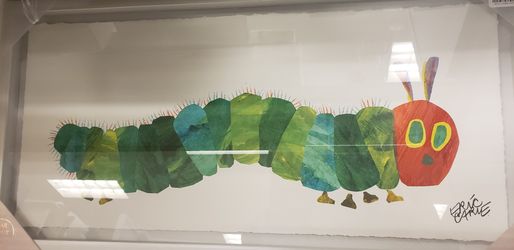 New Eric Carle hungry Caterpillar framed art
