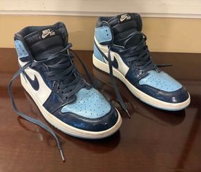 Size 11 Air Jordan 10G High Blue Chill UNC Athletic Sneakers