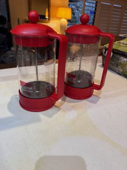 Bodum 1-Liter 4-8oz-Cup Coffee Maker French Press 32 oz Red