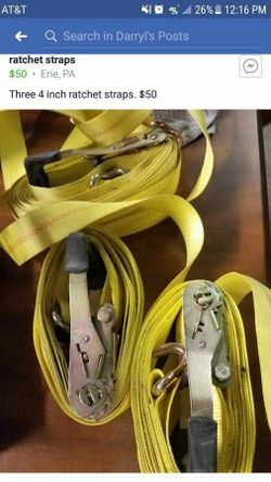 Ratchet straps