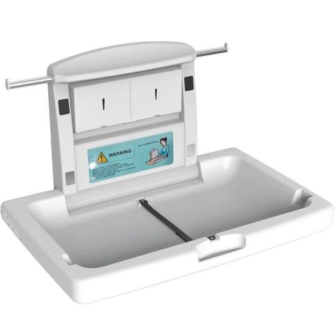Wall Mounted Baby Changing Station Grey New In Box