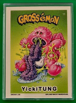 Grossémon YickiTUNG #11 Smokin' Joe Gross Card Con GPK Parody Trading Card