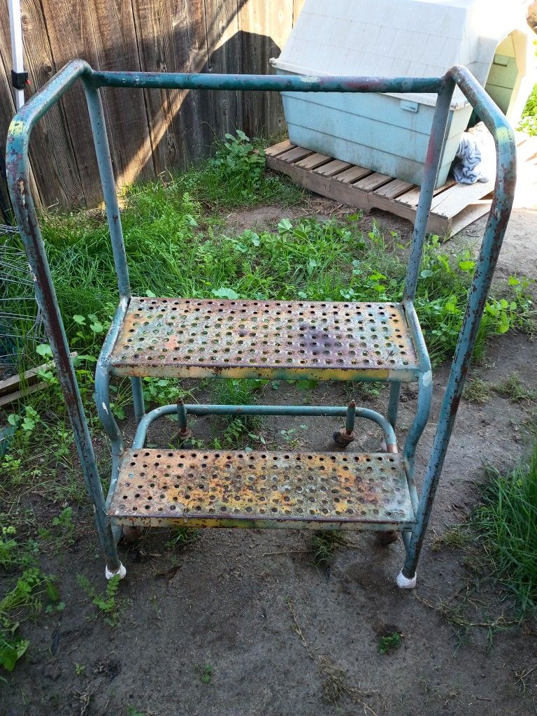 Rolling Steps. With Brakes, When Stepped On