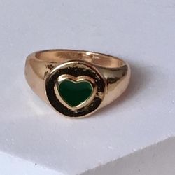 Heart Shaped Ring, Size 7