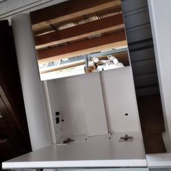 Medicine Cabinet with Light and 2 Doors for Outside wall Metal *New 24 X 19 