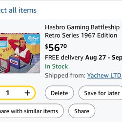 Classic Battleship Board Game New