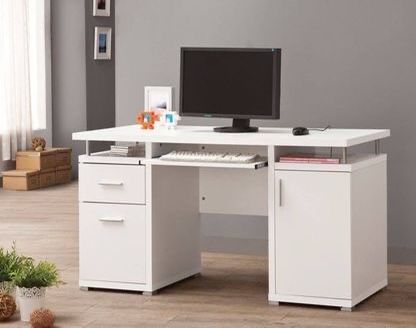 Brand New White Computer Desk