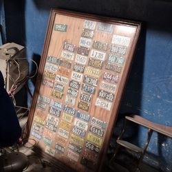 License Plate Collection 1953 to 1955