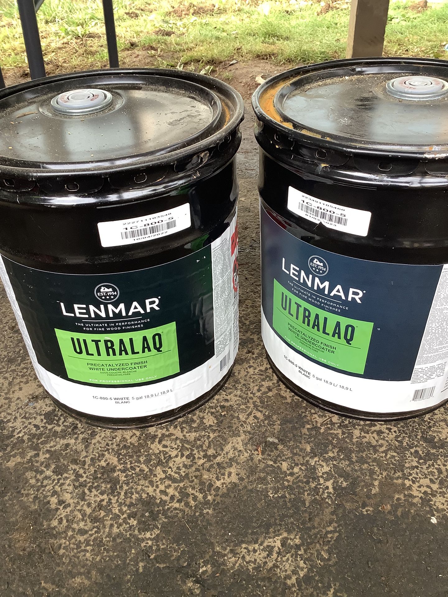 lenmar ultralaq pre catalyzed white 10 gallon