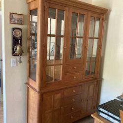 Wooden China Cabinet 