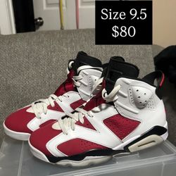 Jordan 6 Carmine 9.5