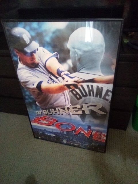 Collectibles Mariners Jay Buhner The Bone Poster 