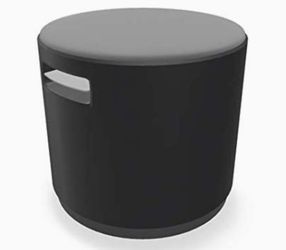 Adjustable Seating Stool - Buoy Design- Graphite Fabric, Black