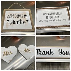 Wedding Signs - Variety