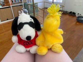 Snoopy & Woodstock plushies