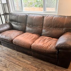 Nice Leather Couch 