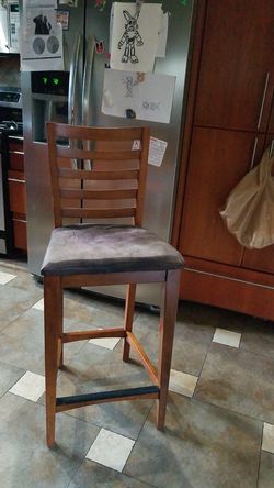 3 wooden high chairs