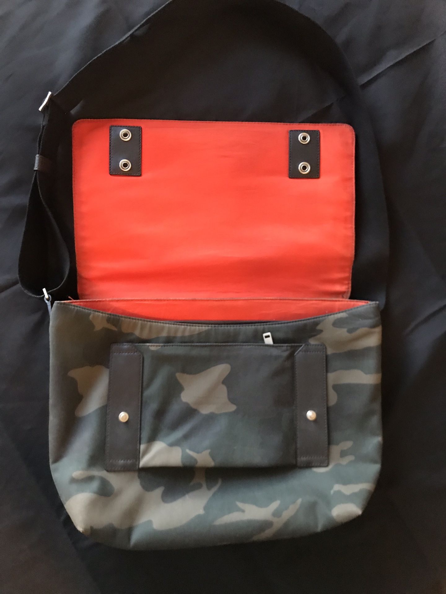 Jack Spade Camo Field Messenger Bag