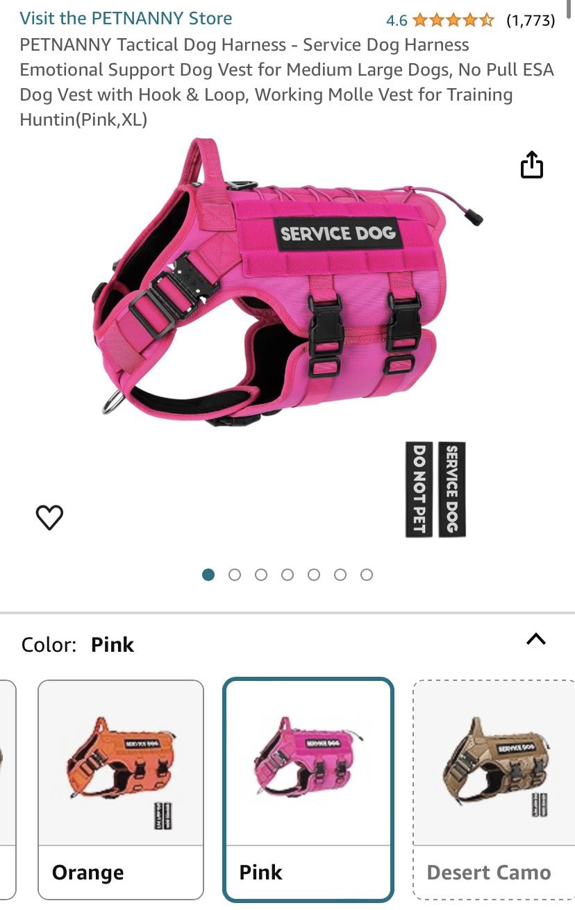 Petnanny Tactical Dog Harness