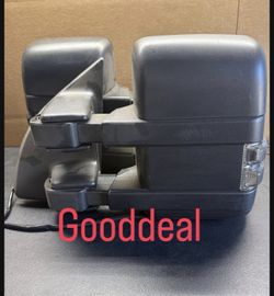 #10 Fit 08-16  Ford F250 F350 F450 SuperDuty Power Heated Signal Extendable Towing Mirror