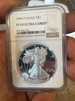 1996 p “Key date” American silver eagle
